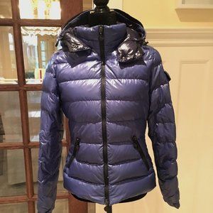 Moncler Shiny Nylon Purple Bady Jacket, size M